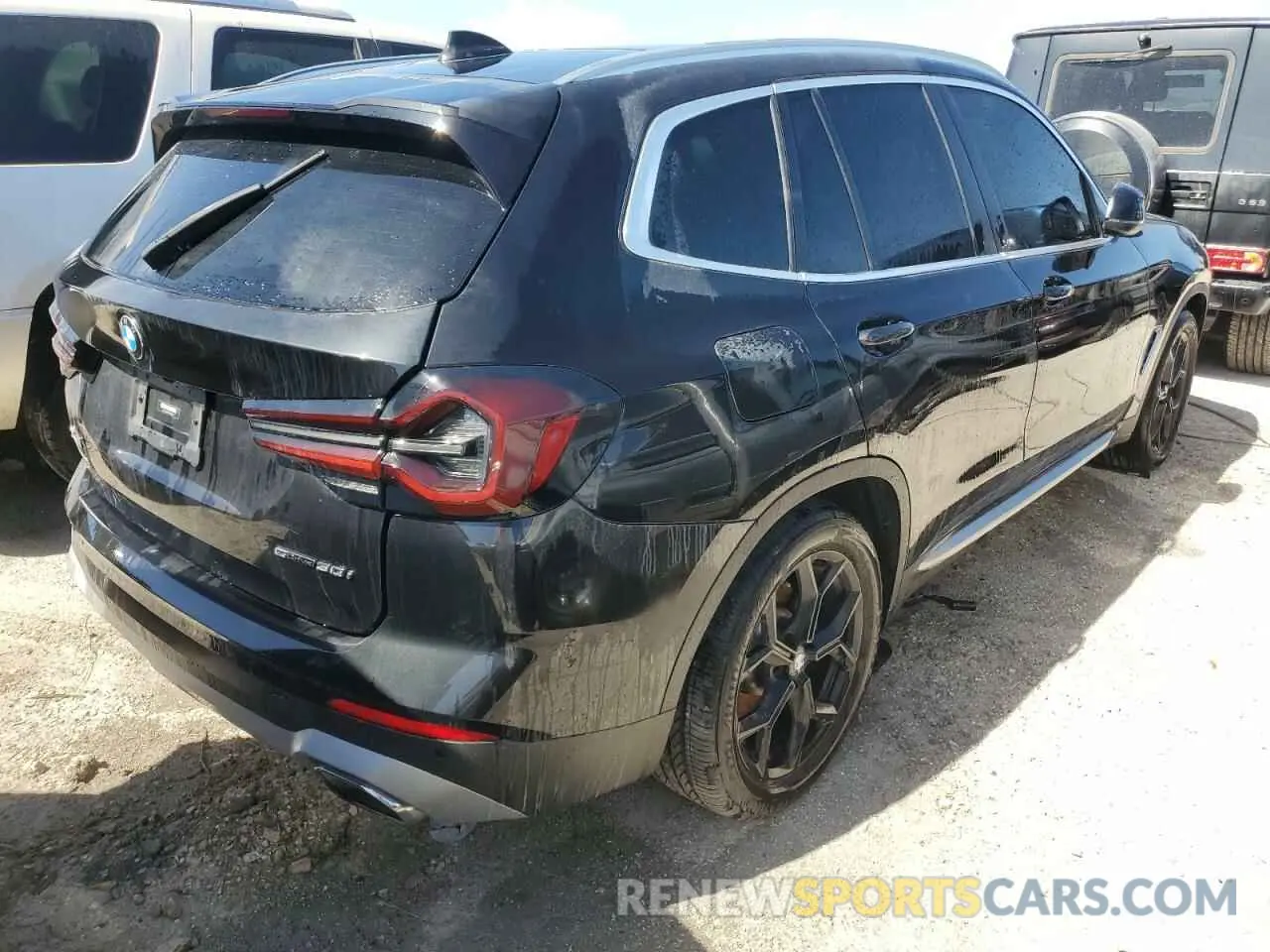3 fotografías del automóvil dañado 5UX43DP01P9N87030 BMW X3 2023