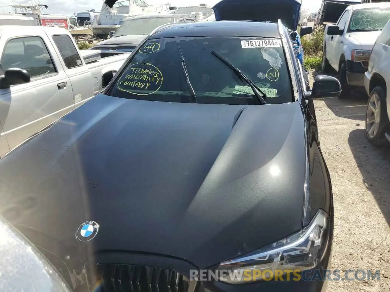 5 fotografías del automóvil dañado 5UX43DP01P9N87030 BMW X3 2023