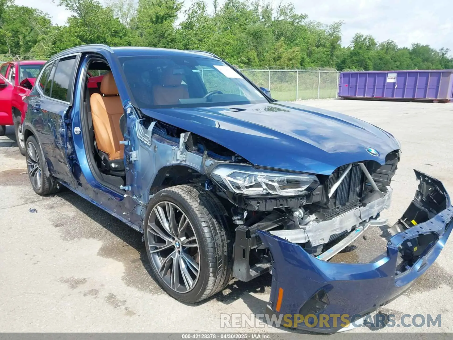 1 fotografías del automóvil dañado 5UX43DP02P9R13353 BMW X3 2023