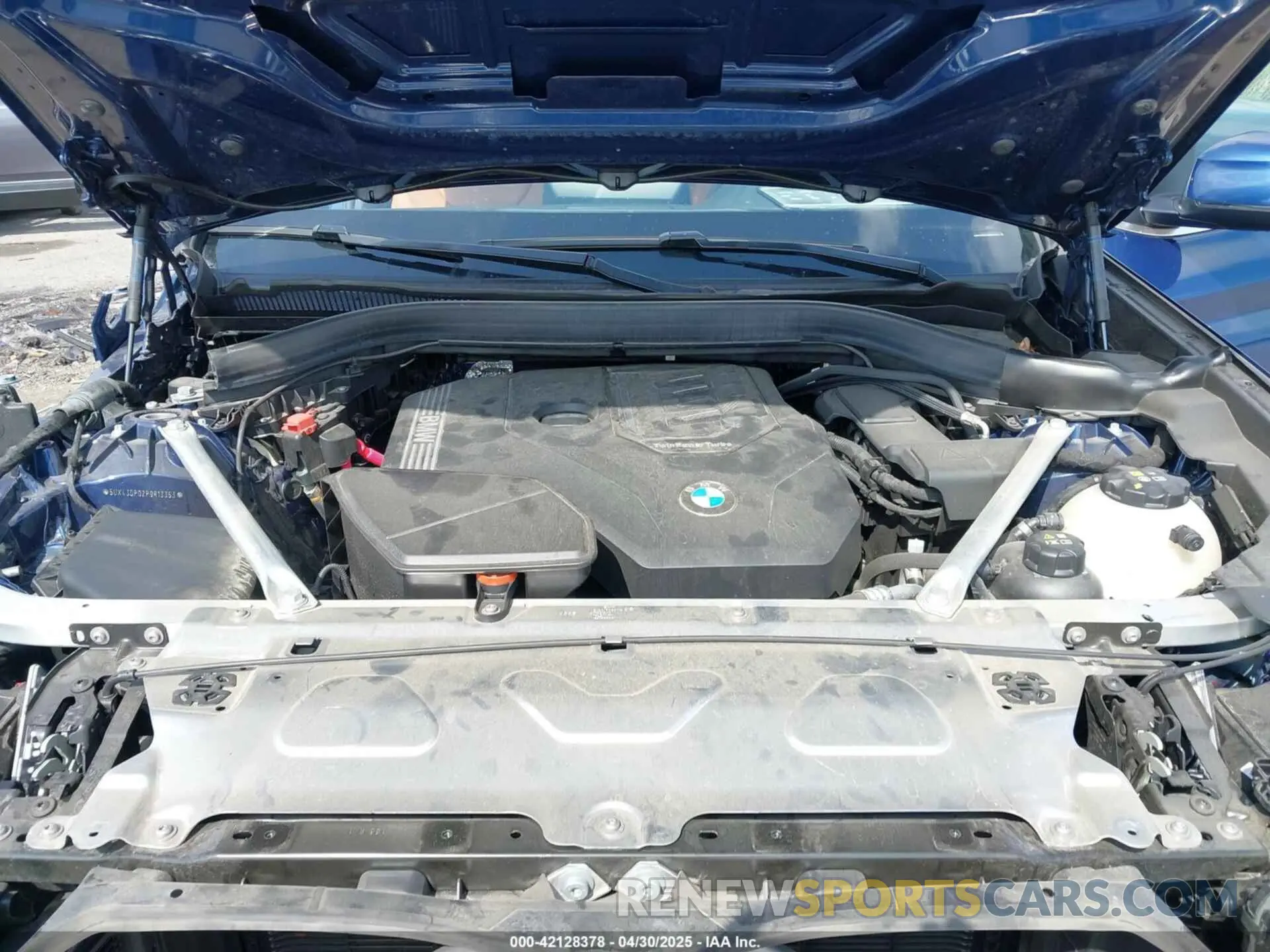 10 fotografías del automóvil dañado 5UX43DP02P9R13353 BMW X3 2023