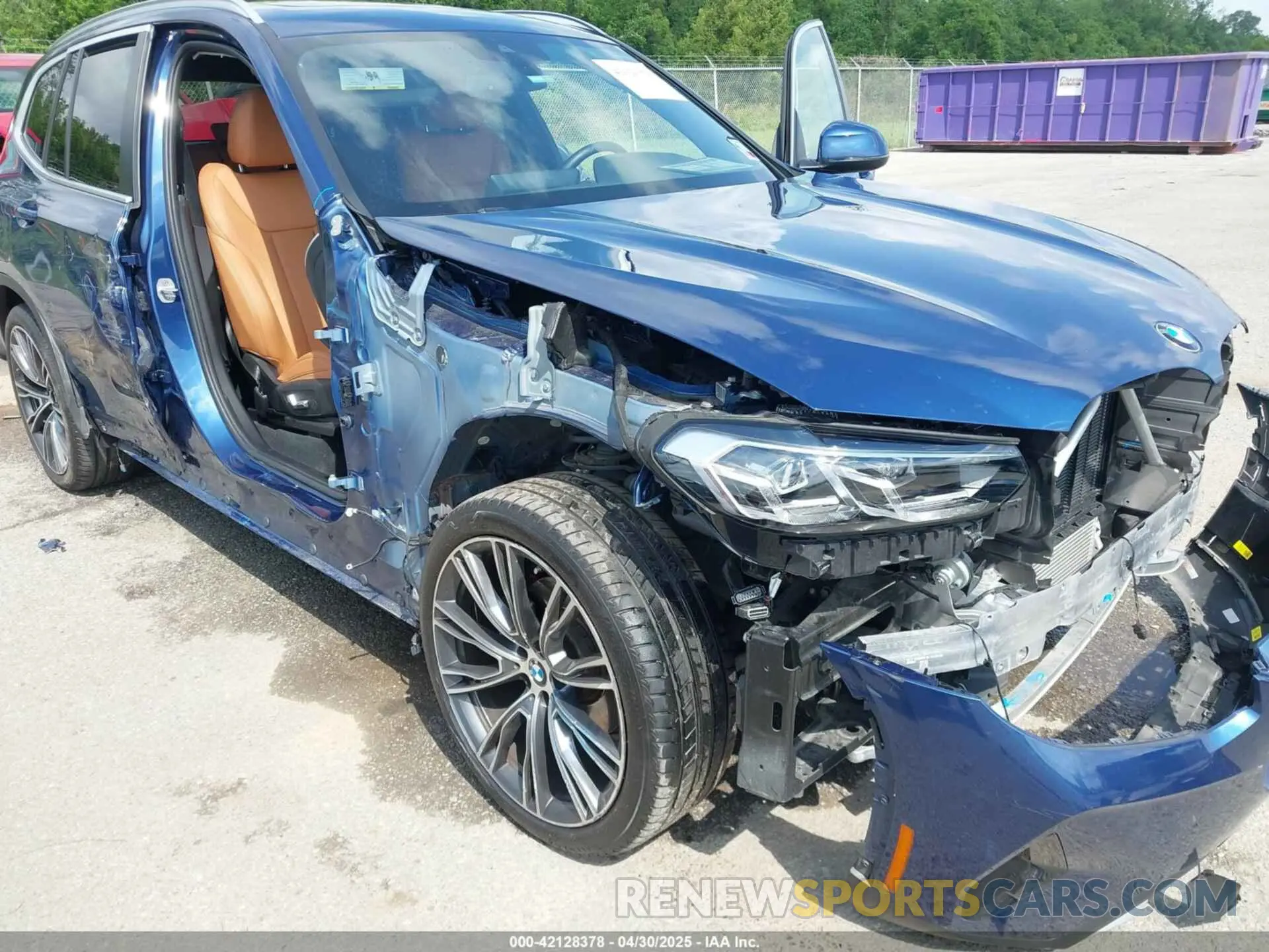 6 fotografías del automóvil dañado 5UX43DP02P9R13353 BMW X3 2023