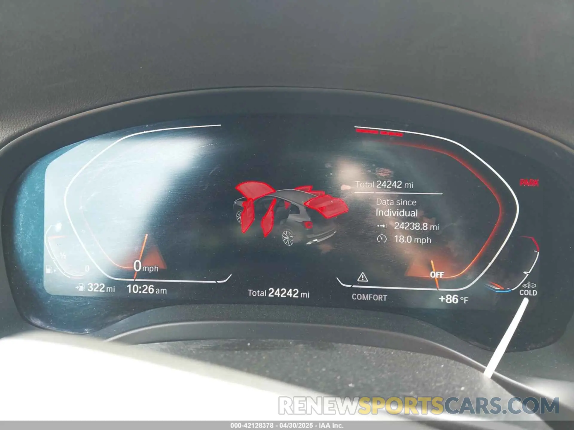 7 fotografías del automóvil dañado 5UX43DP02P9R13353 BMW X3 2023