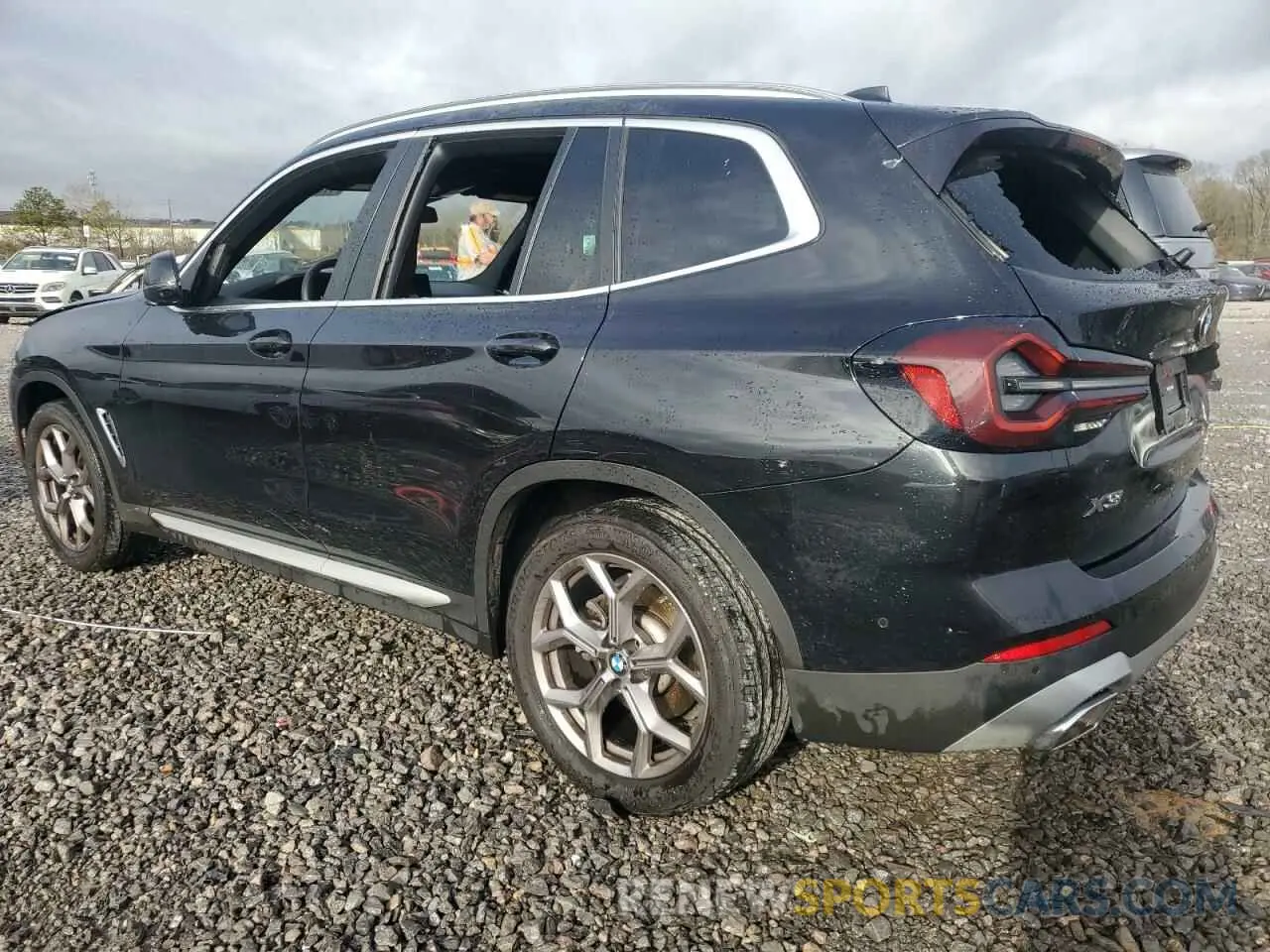 2 fotografías del automóvil dañado 5UX43DP02P9R90353 BMW X3 2023