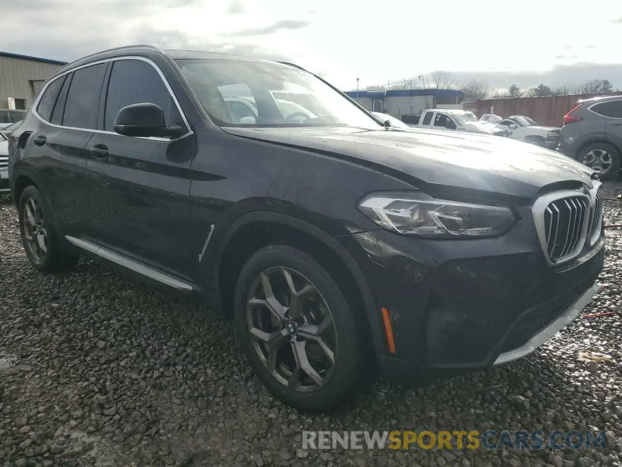 4 fotografías del automóvil dañado 5UX43DP02P9R90353 BMW X3 2023