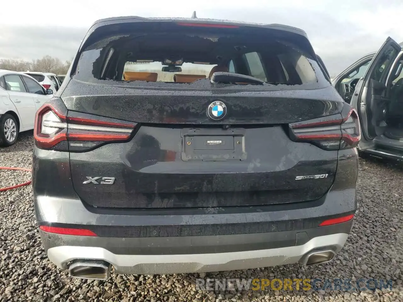 6 fotografías del automóvil dañado 5UX43DP02P9R90353 BMW X3 2023