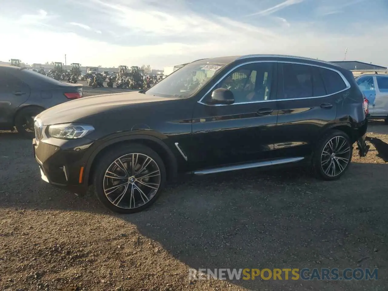 1 fotografías del automóvil dañado 5UX43DP03P9R51402 BMW X3 2023