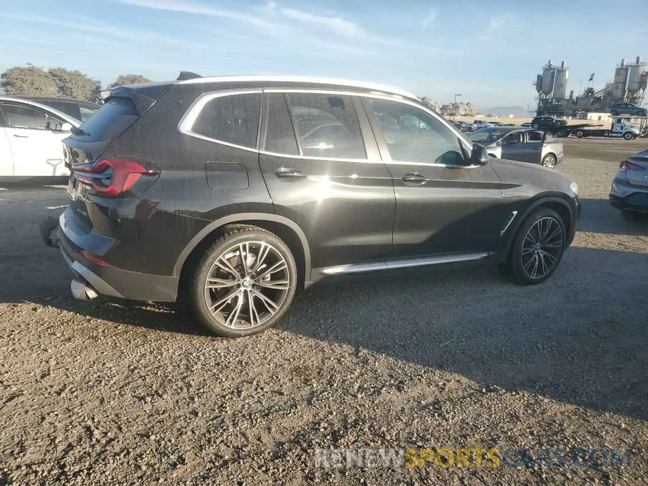 3 fotografías del automóvil dañado 5UX43DP03P9R51402 BMW X3 2023