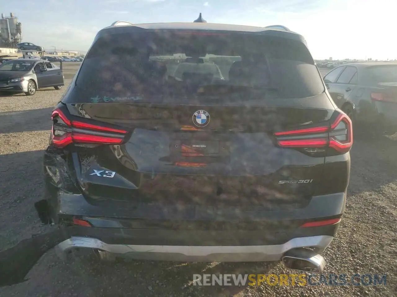 6 fotografías del automóvil dañado 5UX43DP03P9R51402 BMW X3 2023