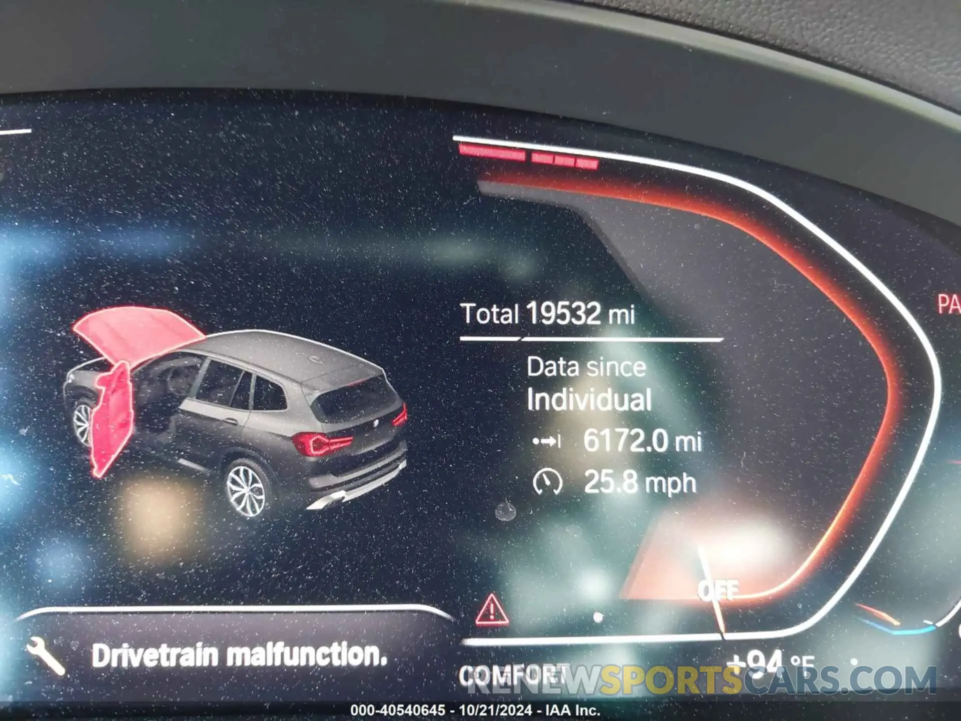 14 fotografías del automóvil dañado 5UX43DP04P9S19358 BMW X3 2023