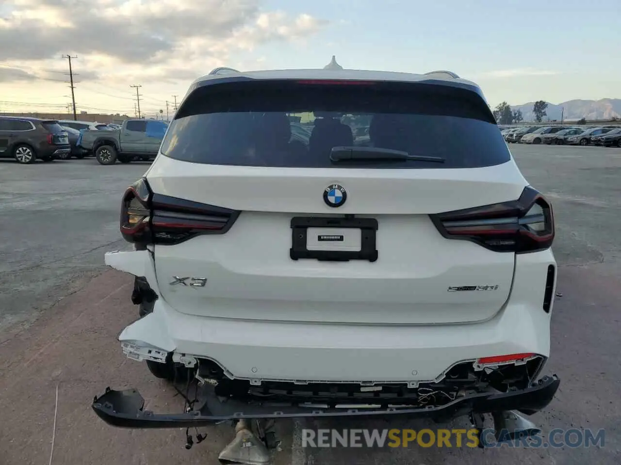 6 fotografías del automóvil dañado 5UX43DP05P9R39090 BMW X3 2023