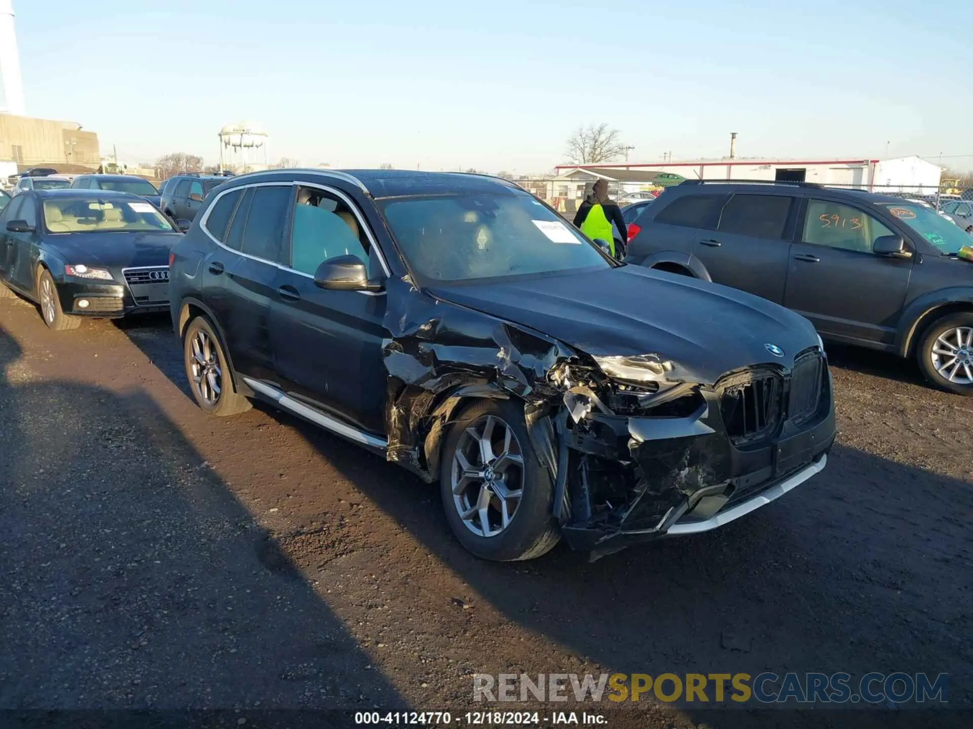 1 fotografías del automóvil dañado 5UX43DP05P9R75524 BMW X3 2023