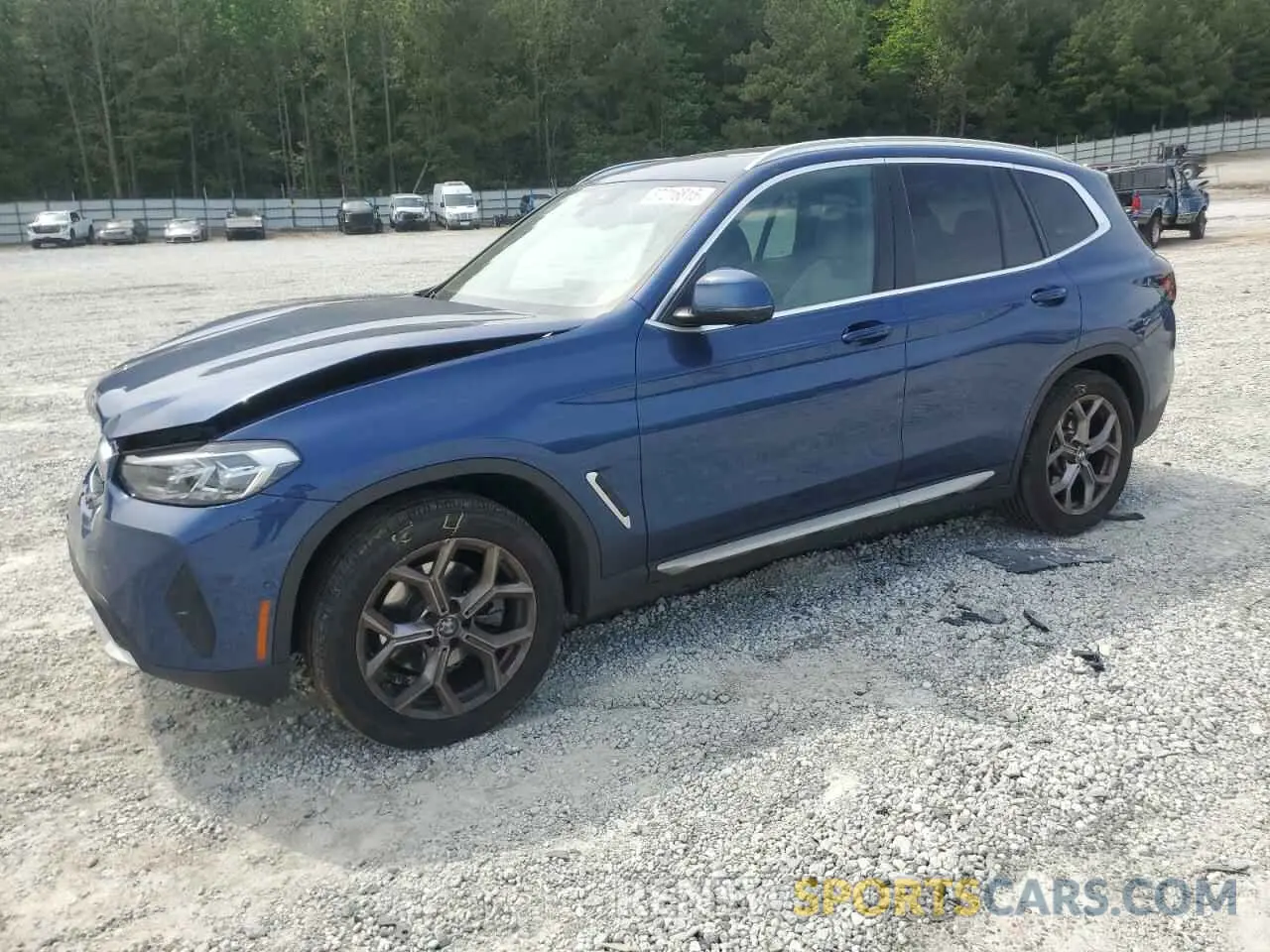 1 fotografías del automóvil dañado 5UX43DP07P9S19242 BMW X3 2023
