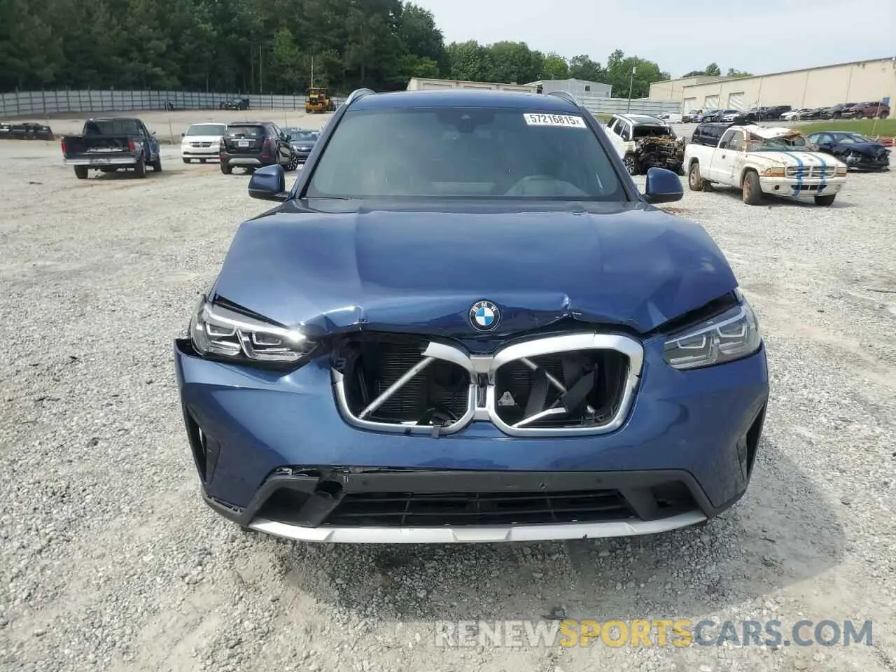 5 fotografías del automóvil dañado 5UX43DP07P9S19242 BMW X3 2023