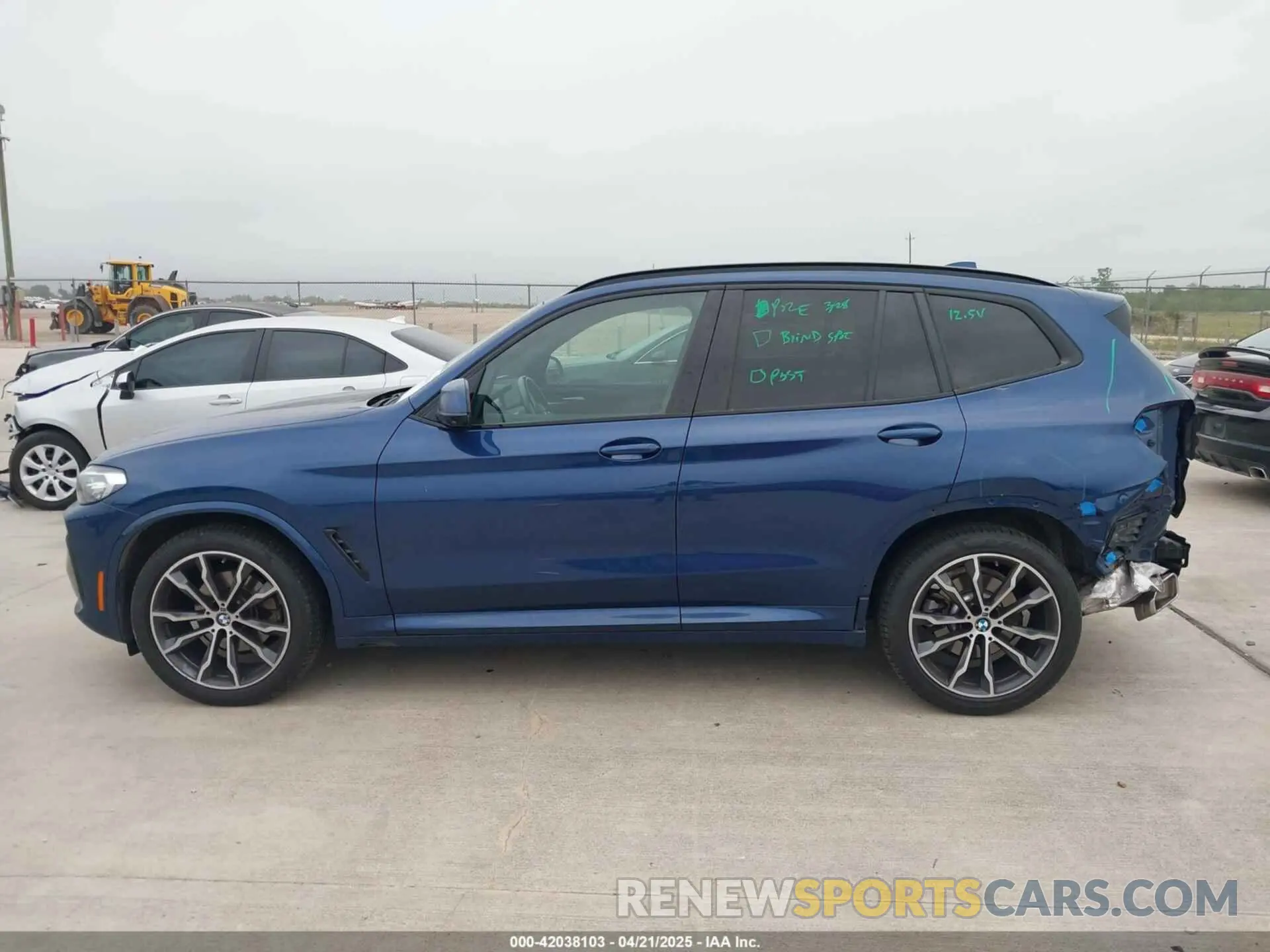 15 fotografías del automóvil dañado 5UX43DP09P9N67012 BMW X3 2023