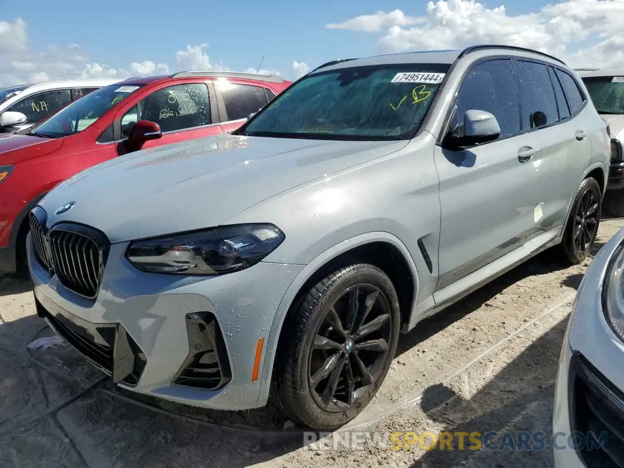 1 fotografías del automóvil dañado 5UX43DP09P9S39671 BMW X3 2023