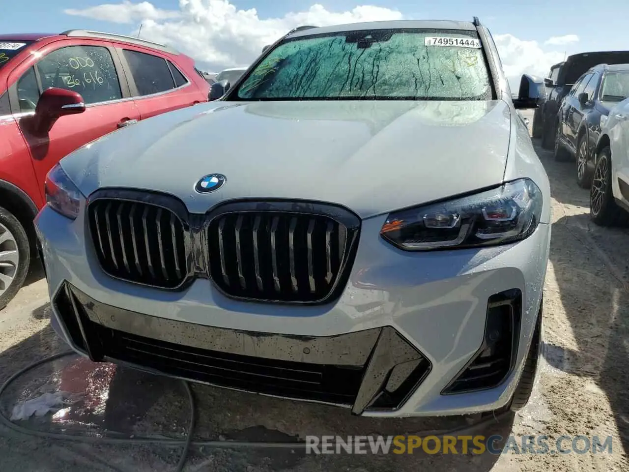 5 fotografías del automóvil dañado 5UX43DP09P9S39671 BMW X3 2023