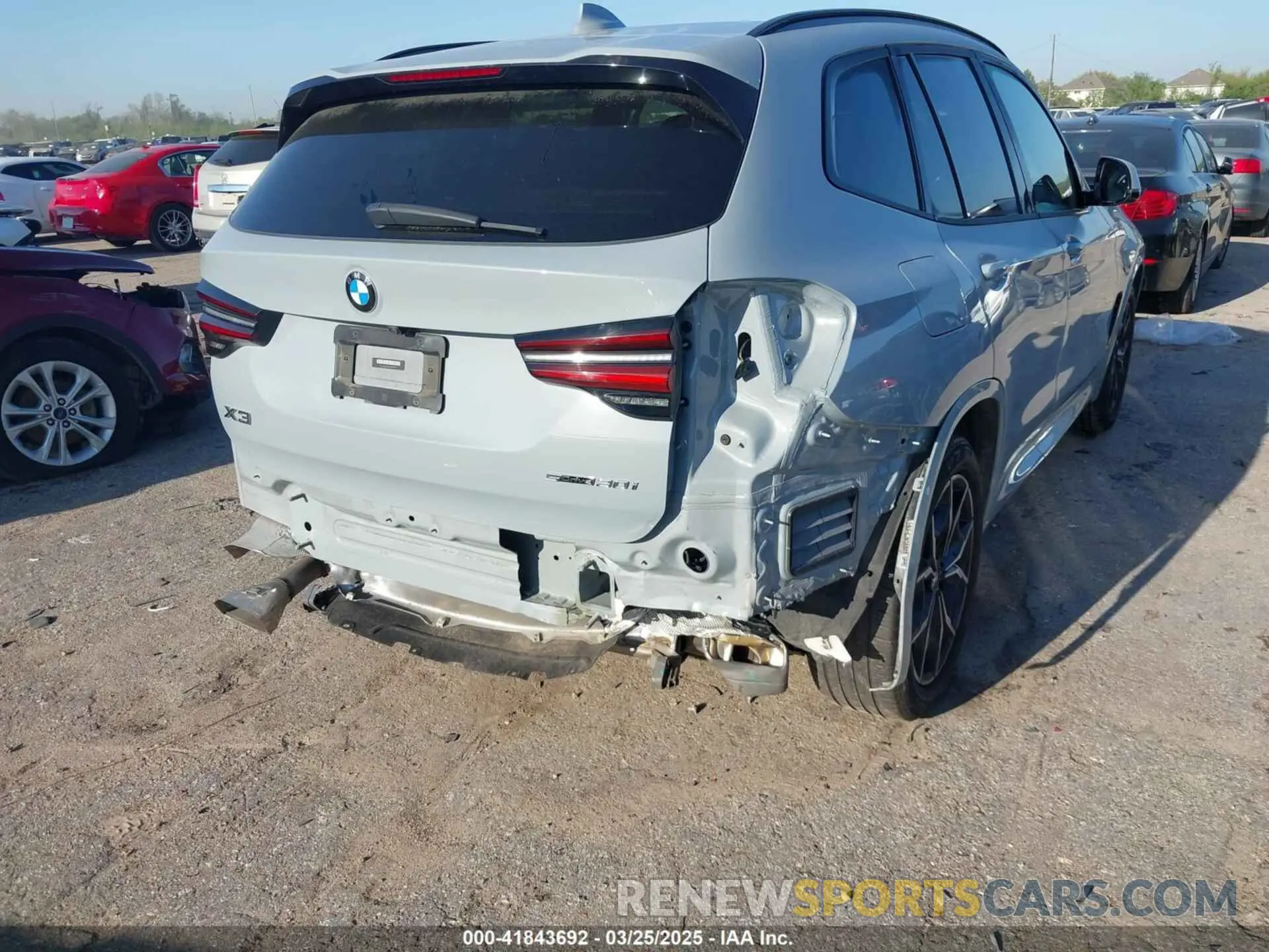 6 fotografías del automóvil dañado 5UX43DP0XP9P91115 BMW X3 2023