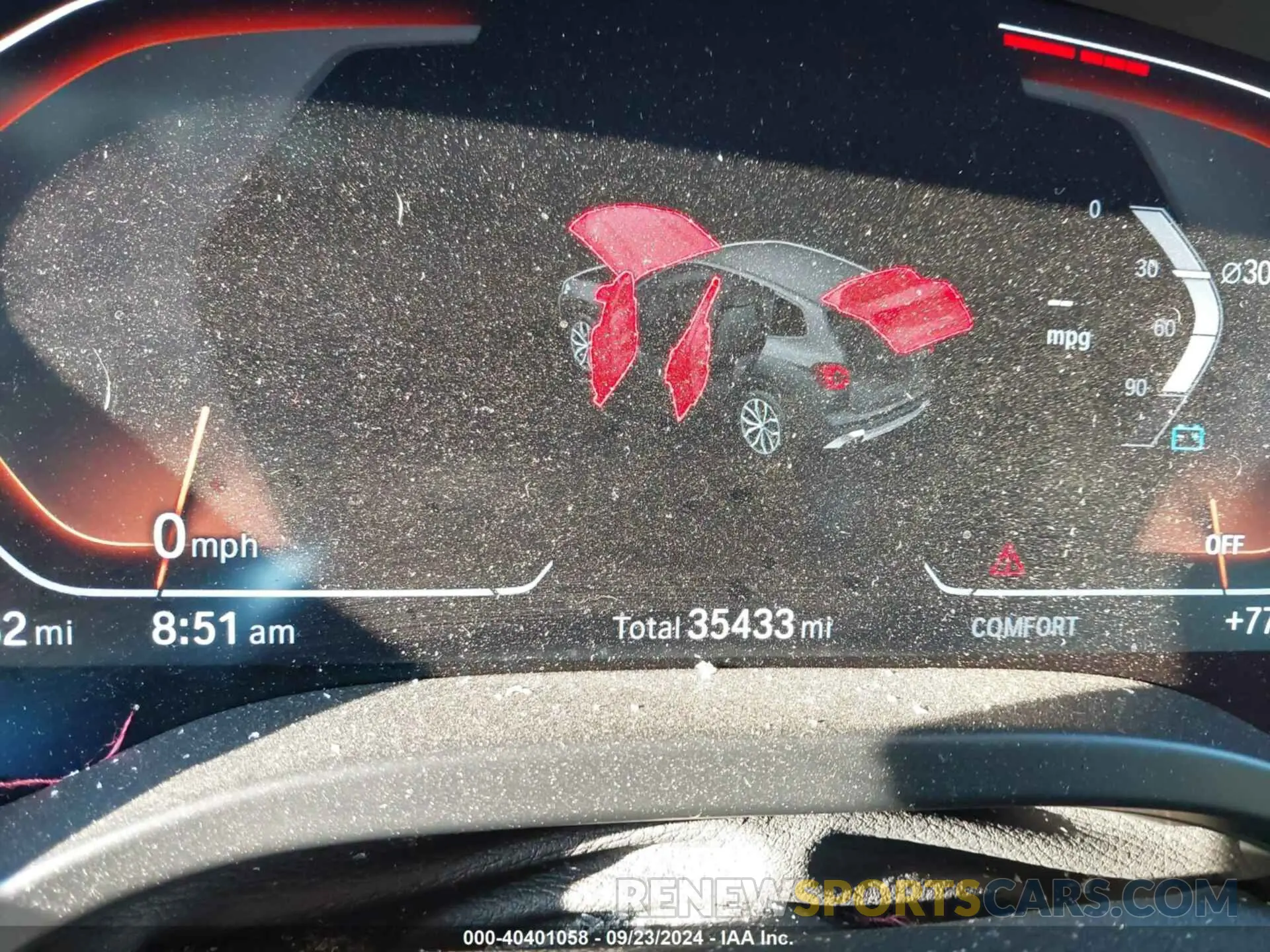 7 fotografías del automóvil dañado 5UX43DP0XP9R59884 BMW X3 2023