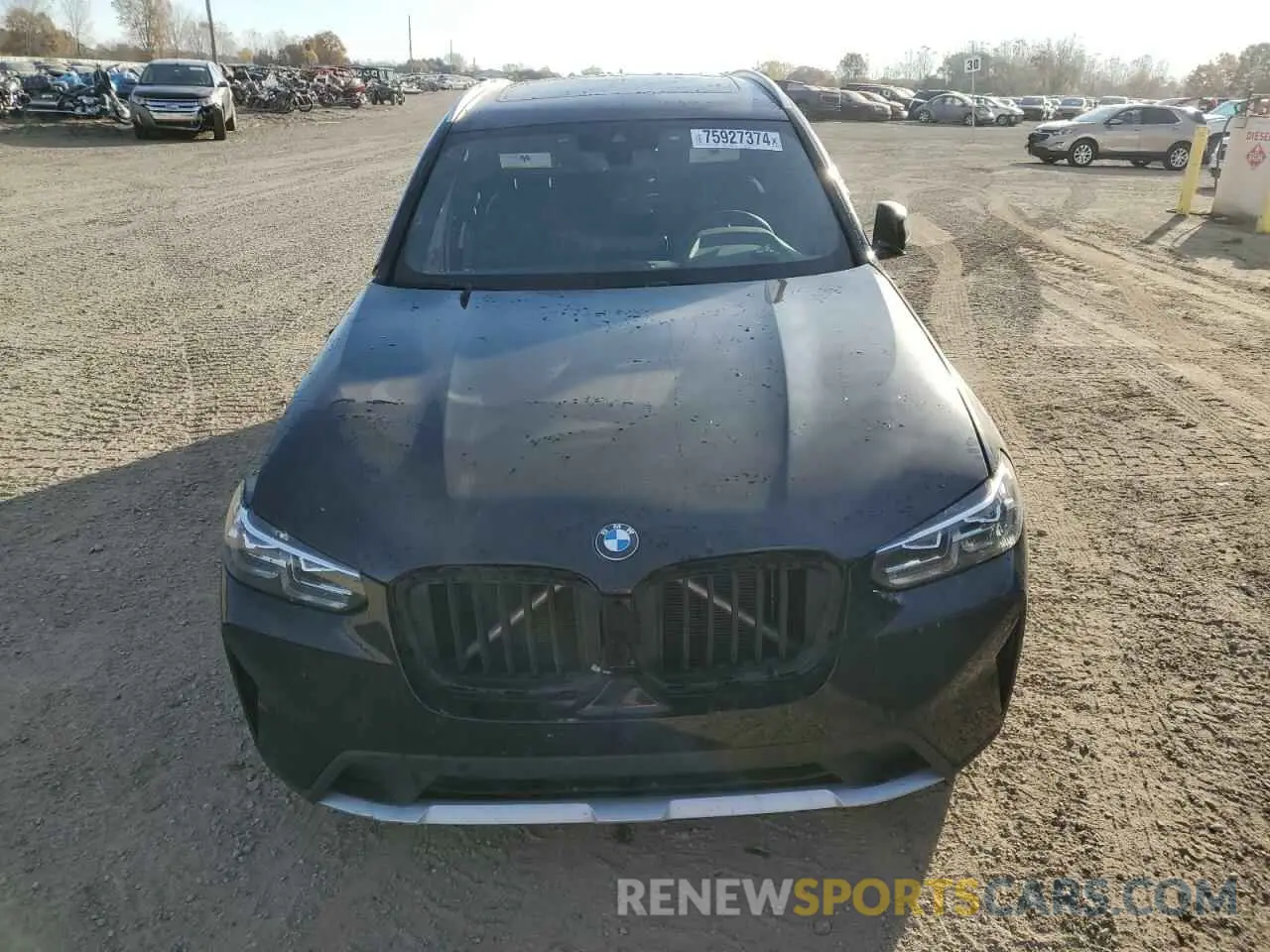 5 fotografías del automóvil dañado 5UX53DP00P9S71445 BMW X3 2023