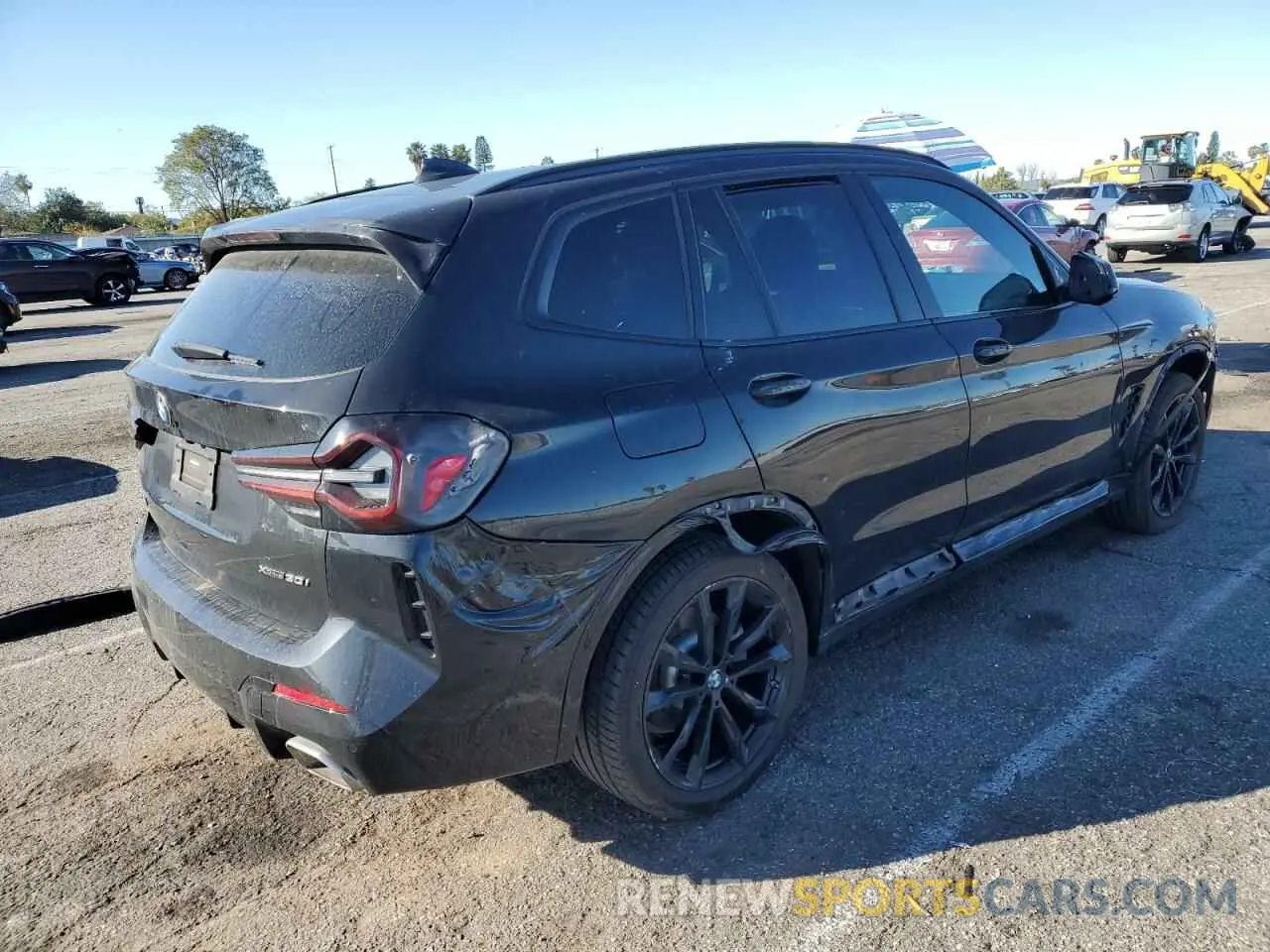 3 fotografías del automóvil dañado 5UX53DP03P9P79117 BMW X3 2023