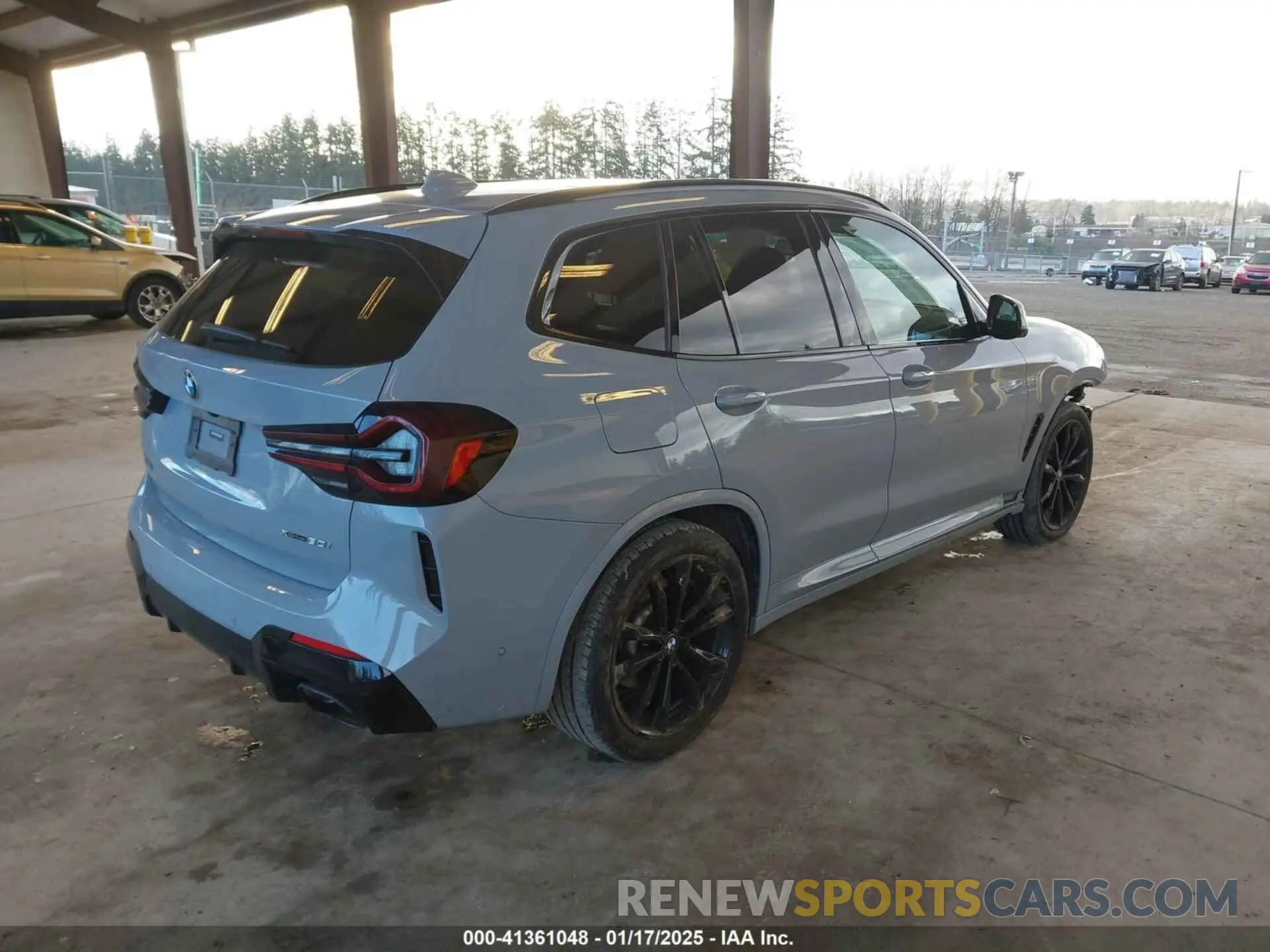 4 fotografías del automóvil dañado 5UX53DP04P9N97930 BMW X3 2023
