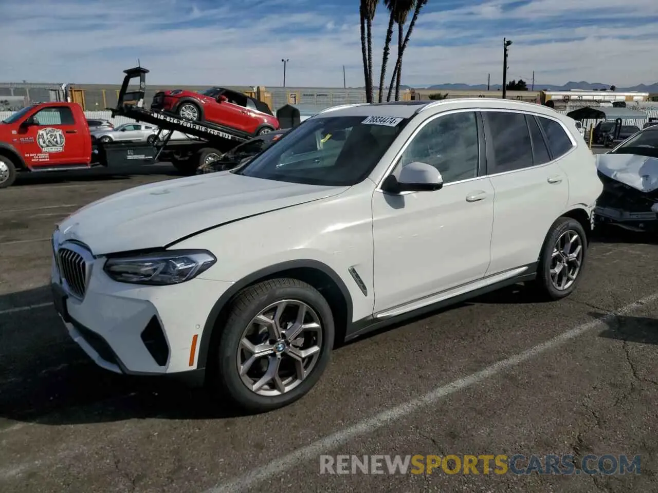 1 fotografías del automóvil dañado 5UX53DP04P9P09691 BMW X3 2023