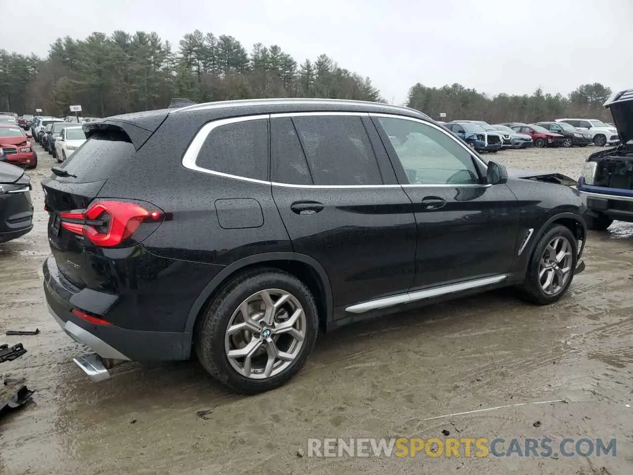 3 fotografías del automóvil dañado 5UX53DP04P9P42500 BMW X3 2023