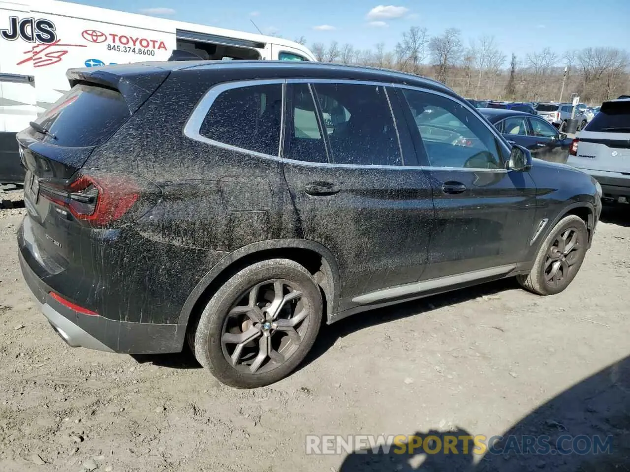 3 fotografías del automóvil dañado 5UX53DP04P9R28571 BMW X3 2023