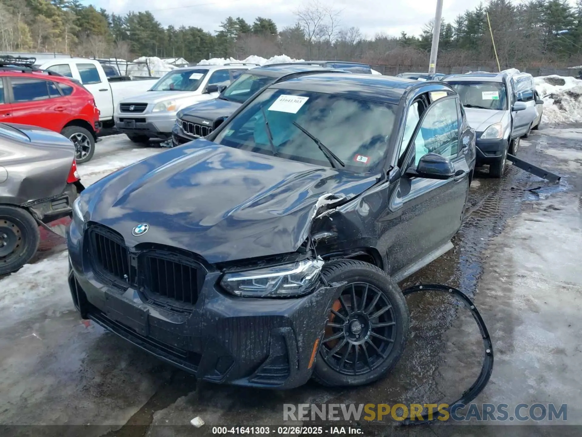 2 fotografías del automóvil dañado 5UX53DP04P9R92738 BMW X3 2023
