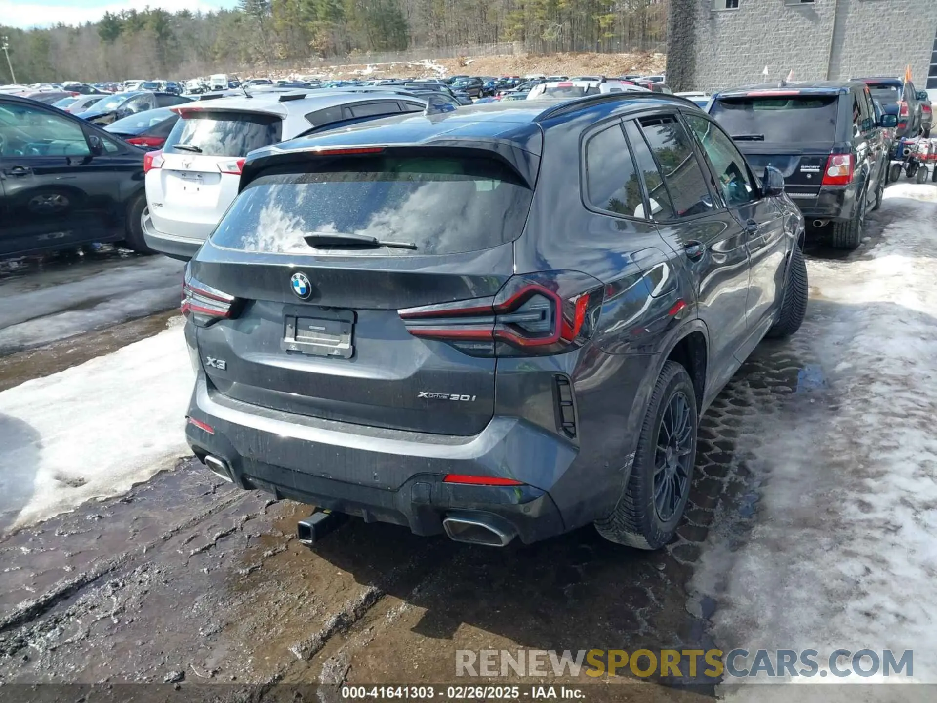 4 fotografías del automóvil dañado 5UX53DP04P9R92738 BMW X3 2023