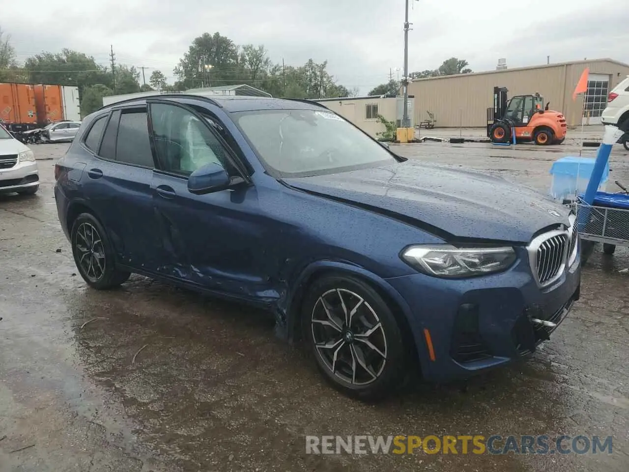 4 fotografías del automóvil dañado 5UX53DP04P9S61310 BMW X3 2023
