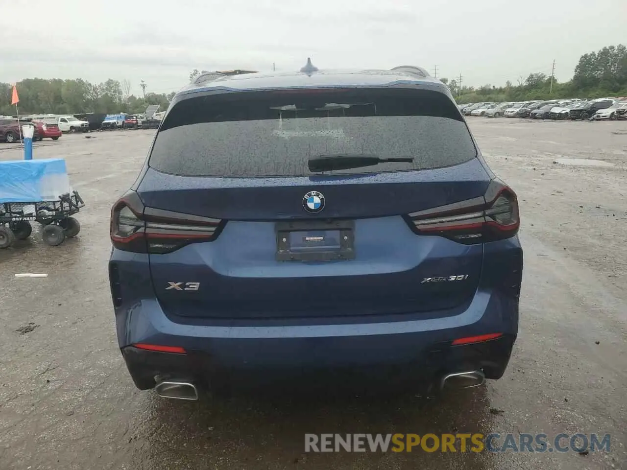 6 fotografías del automóvil dañado 5UX53DP04P9S61310 BMW X3 2023