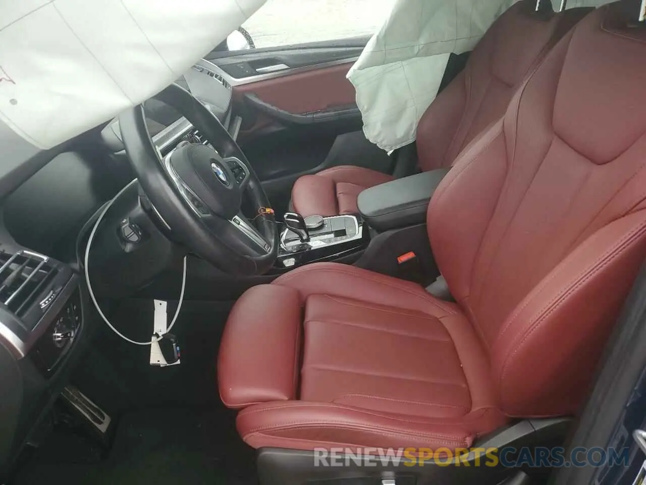 7 fotografías del automóvil dañado 5UX53DP04P9S61310 BMW X3 2023