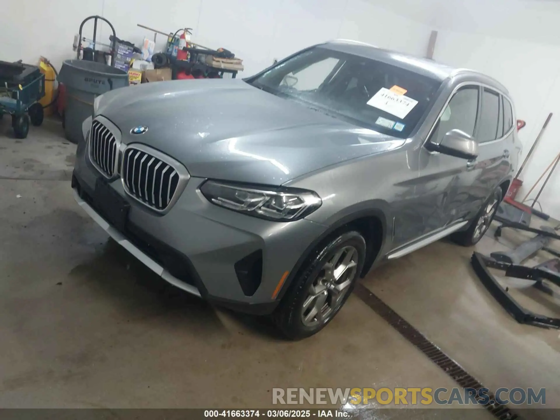 2 fotografías del automóvil dañado 5UX53DP05P9R31110 BMW X3 2023