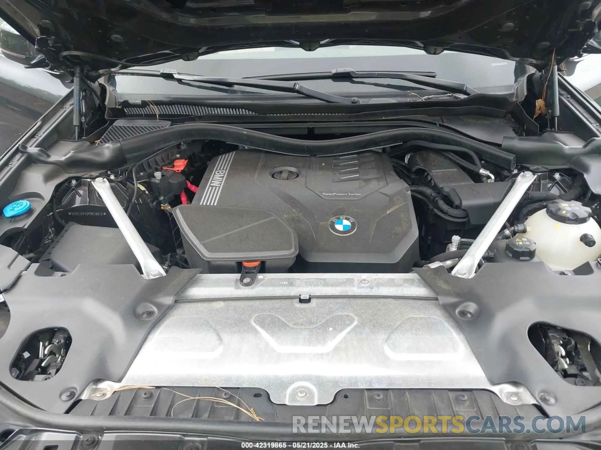 10 fotografías del automóvil dañado 5UX53DP05P9R38820 BMW X3 2023