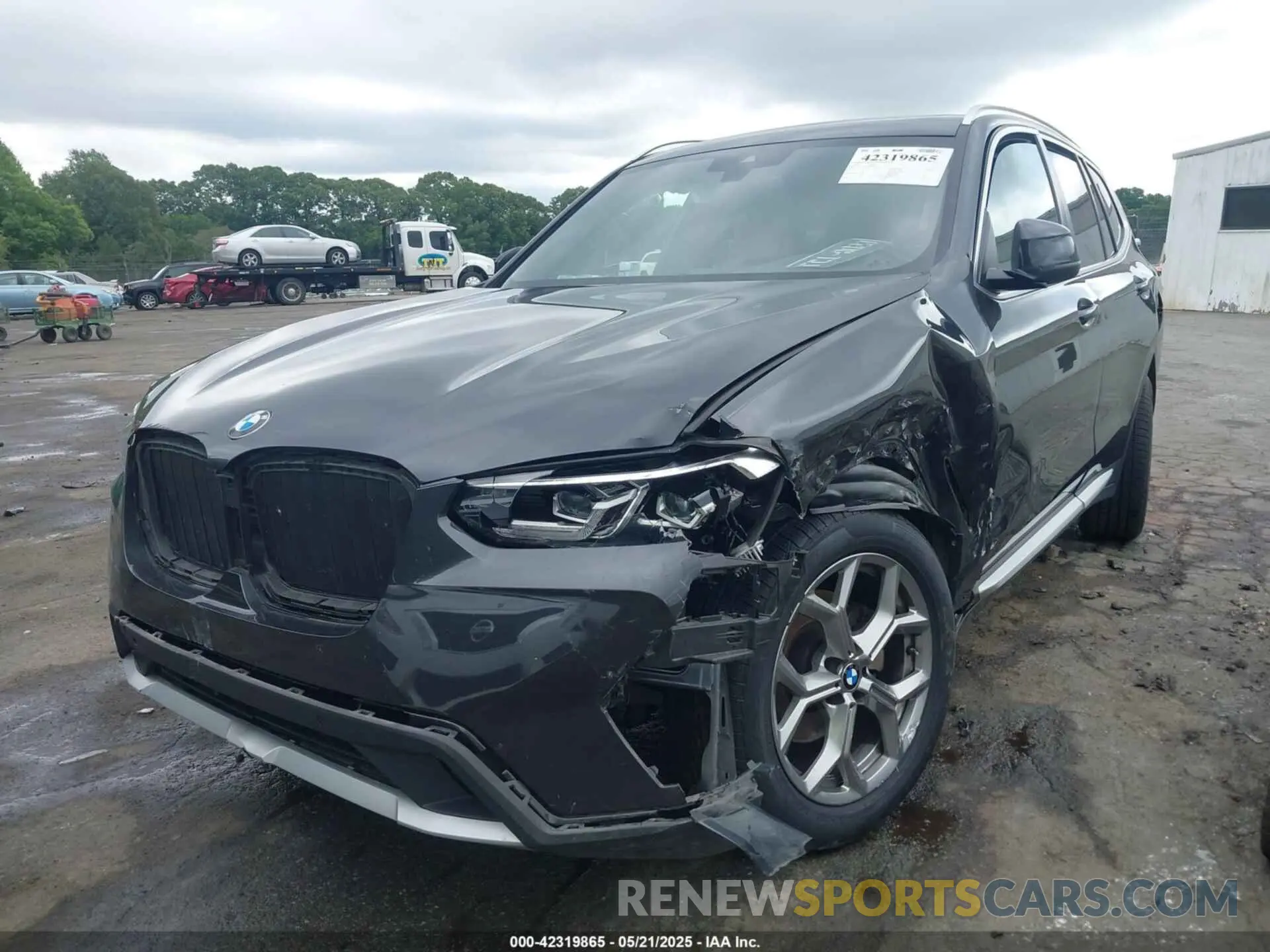 2 fotografías del automóvil dañado 5UX53DP05P9R38820 BMW X3 2023