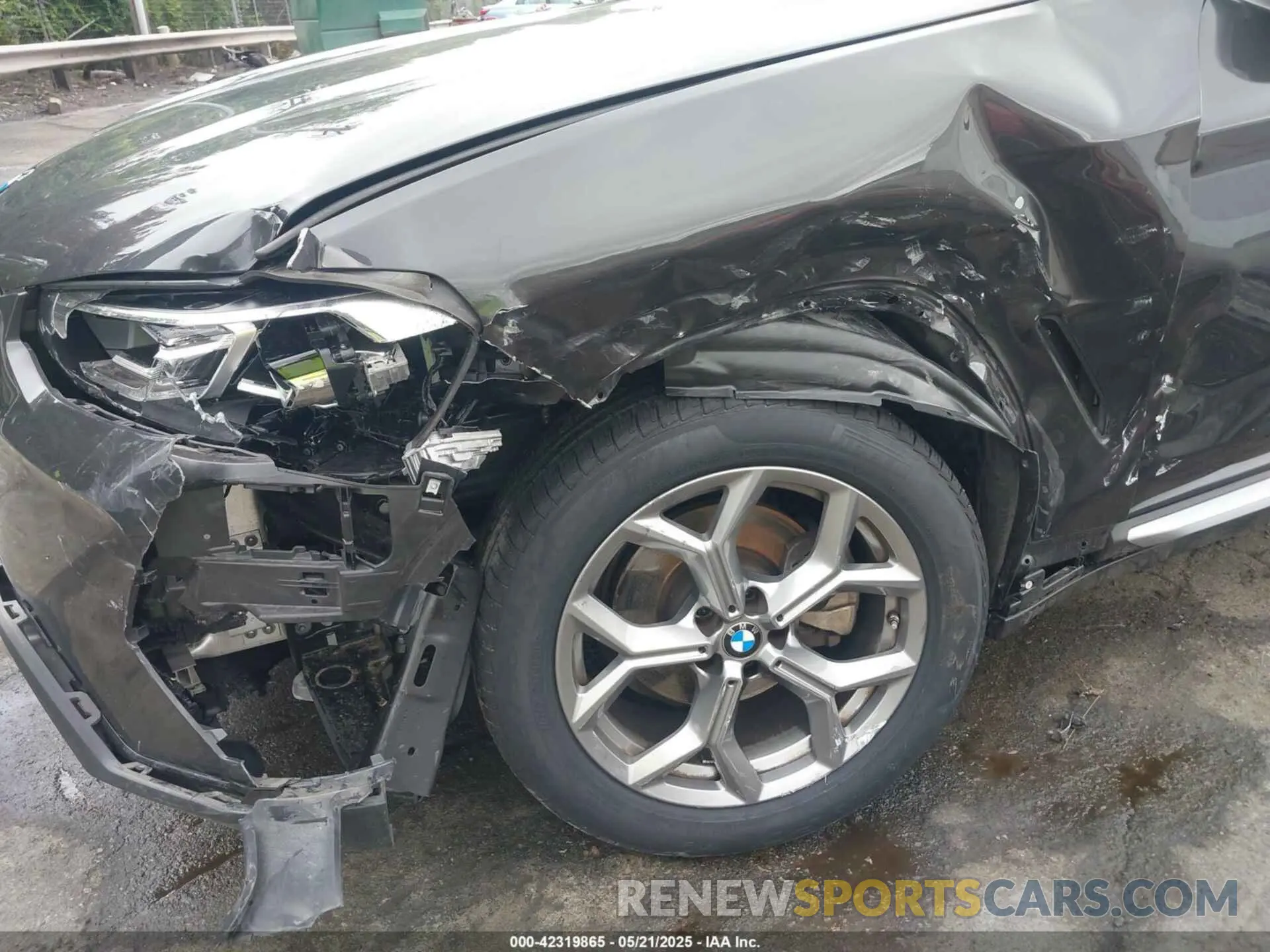 6 fotografías del automóvil dañado 5UX53DP05P9R38820 BMW X3 2023