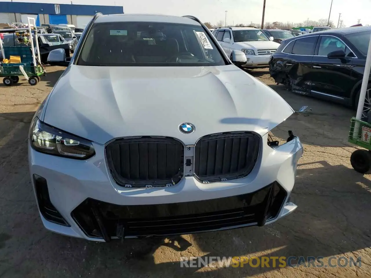 5 fotografías del automóvil dañado 5UX53DP05P9S19230 BMW X3 2023