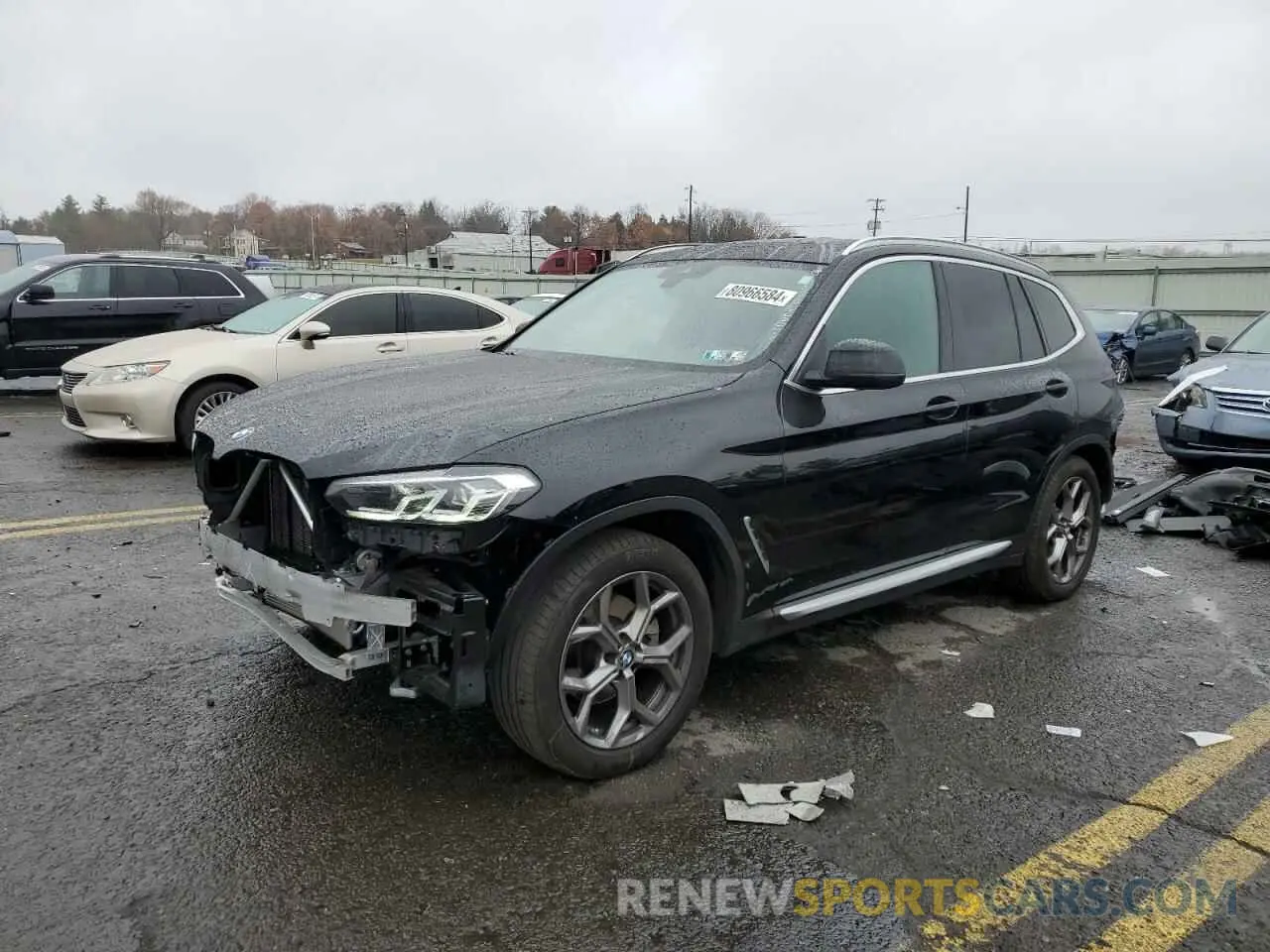 1 fotografías del automóvil dañado 5UX53DP06P9P09448 BMW X3 2023