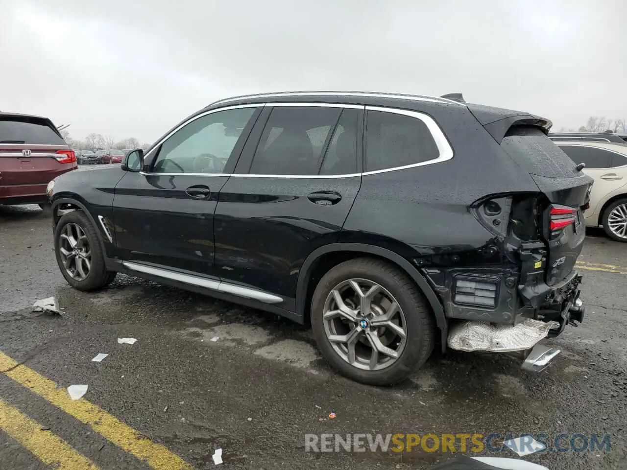 2 fotografías del automóvil dañado 5UX53DP06P9P09448 BMW X3 2023