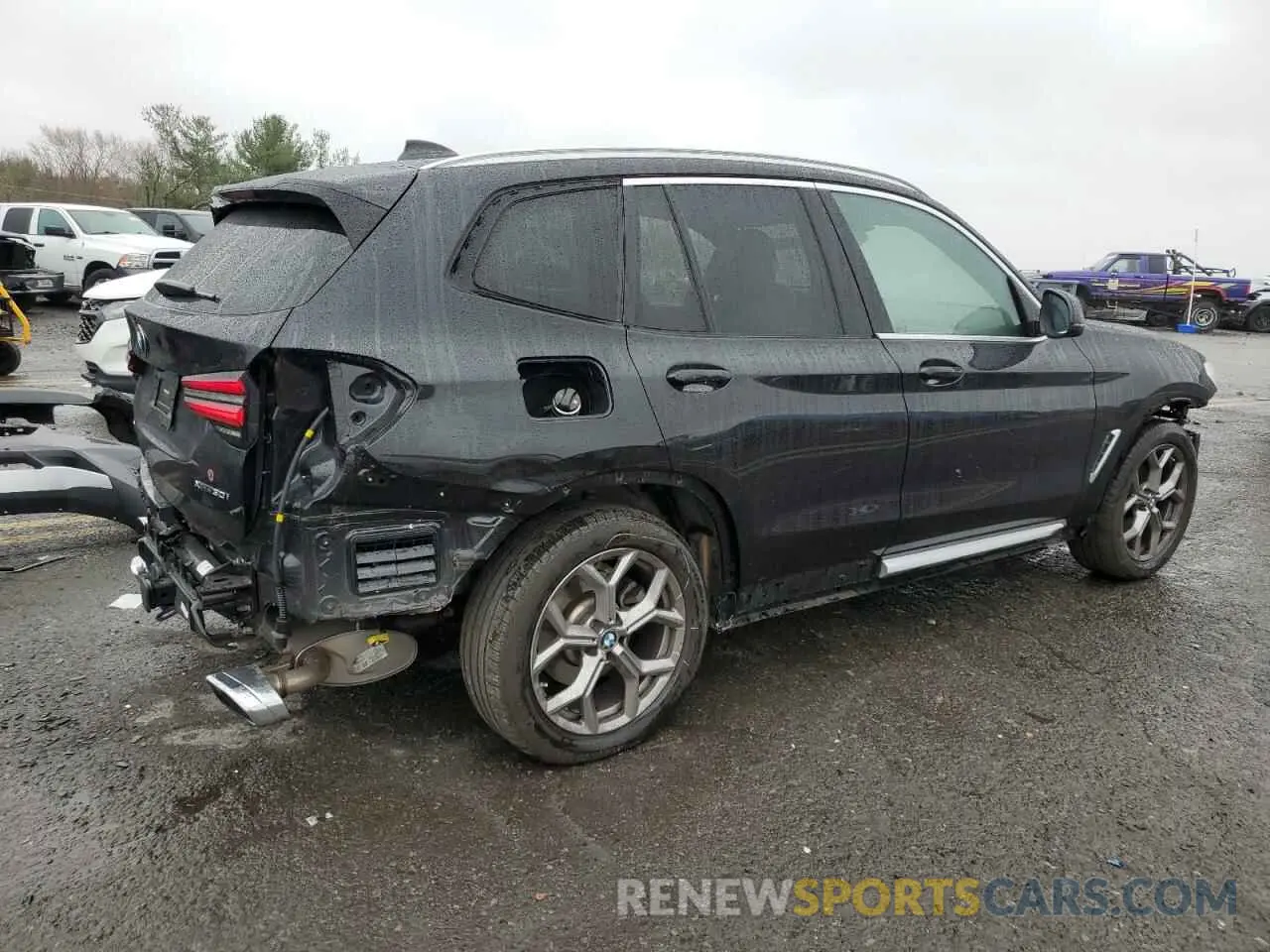 3 fotografías del automóvil dañado 5UX53DP06P9P09448 BMW X3 2023