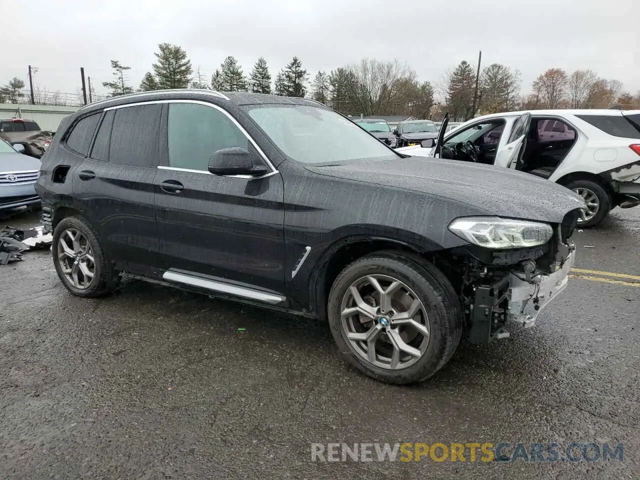 4 fotografías del automóvil dañado 5UX53DP06P9P09448 BMW X3 2023