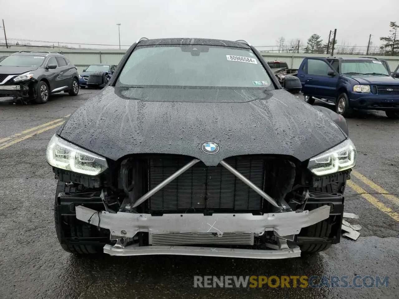 5 fotografías del automóvil dañado 5UX53DP06P9P09448 BMW X3 2023