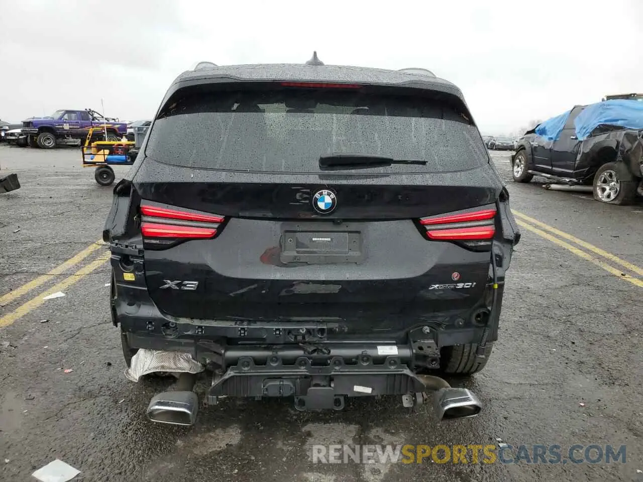 6 fotografías del automóvil dañado 5UX53DP06P9P09448 BMW X3 2023