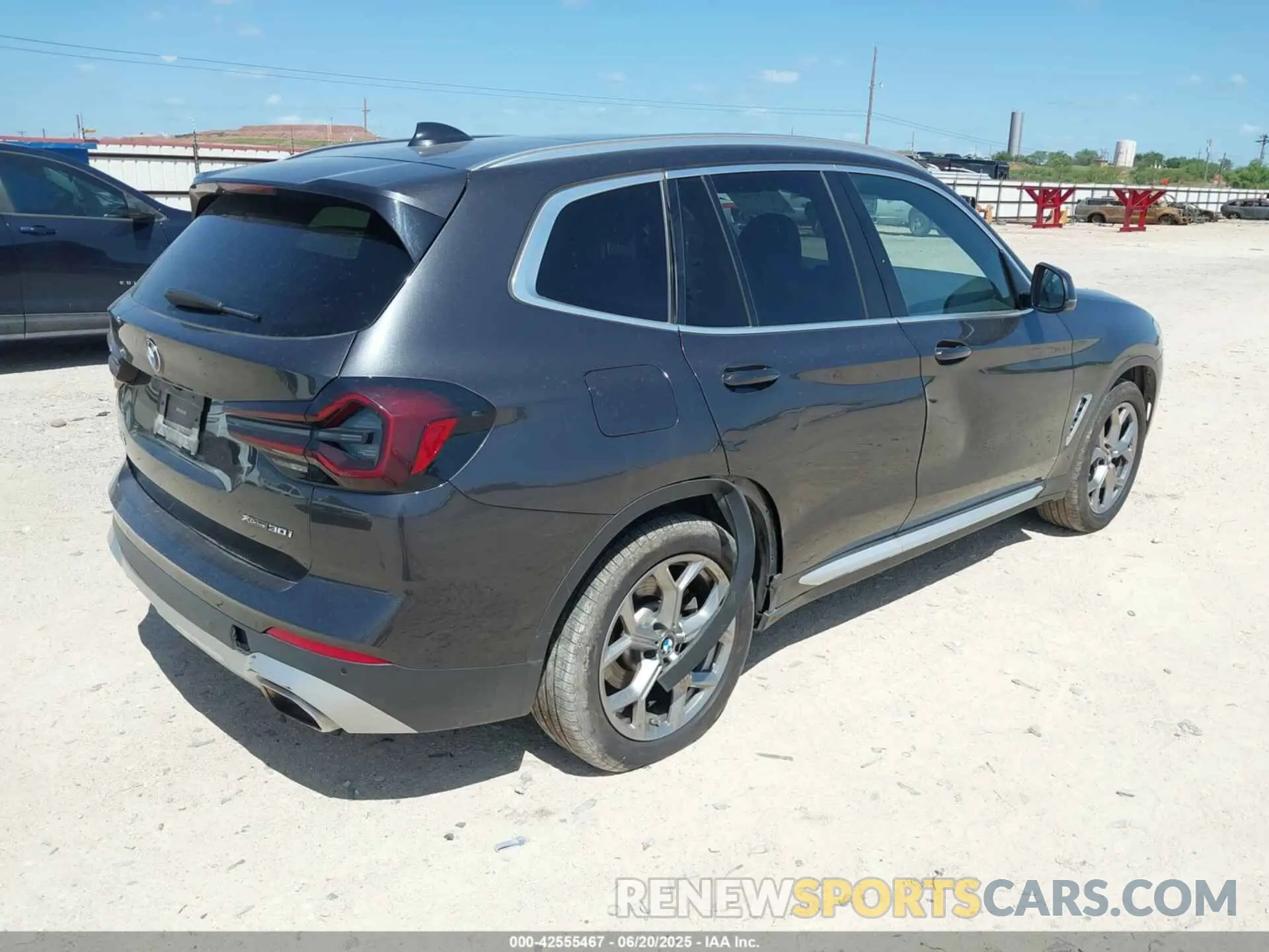 4 fotografías del automóvil dañado 5UX53DP06P9R43735 BMW X3 2023
