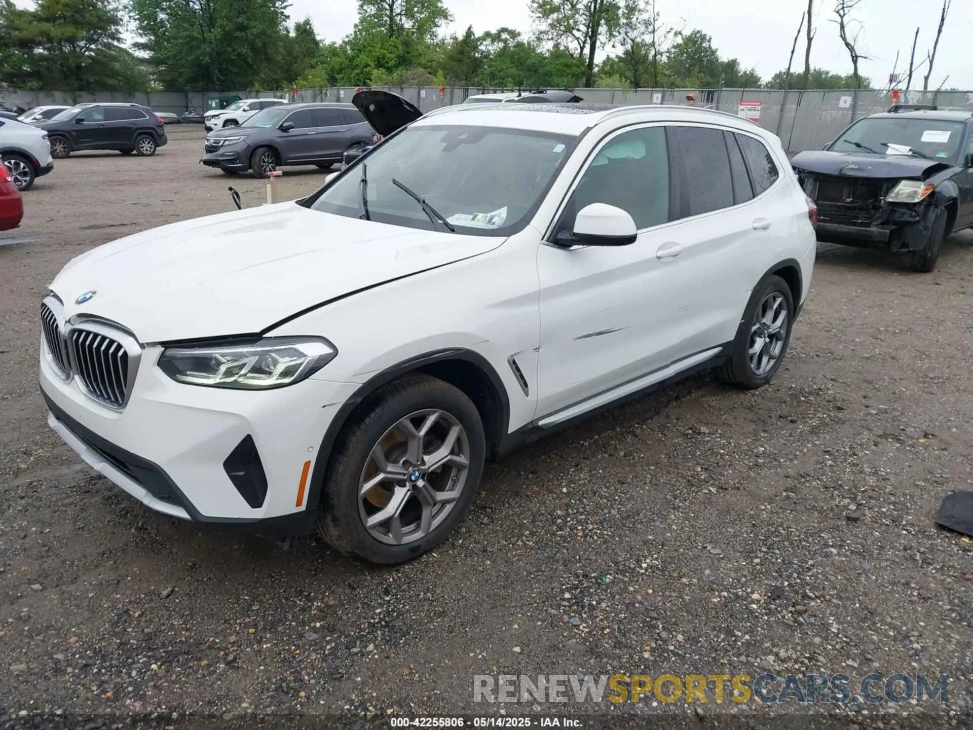2 fotografías del automóvil dañado 5UX53DP06P9S88542 BMW X3 2023