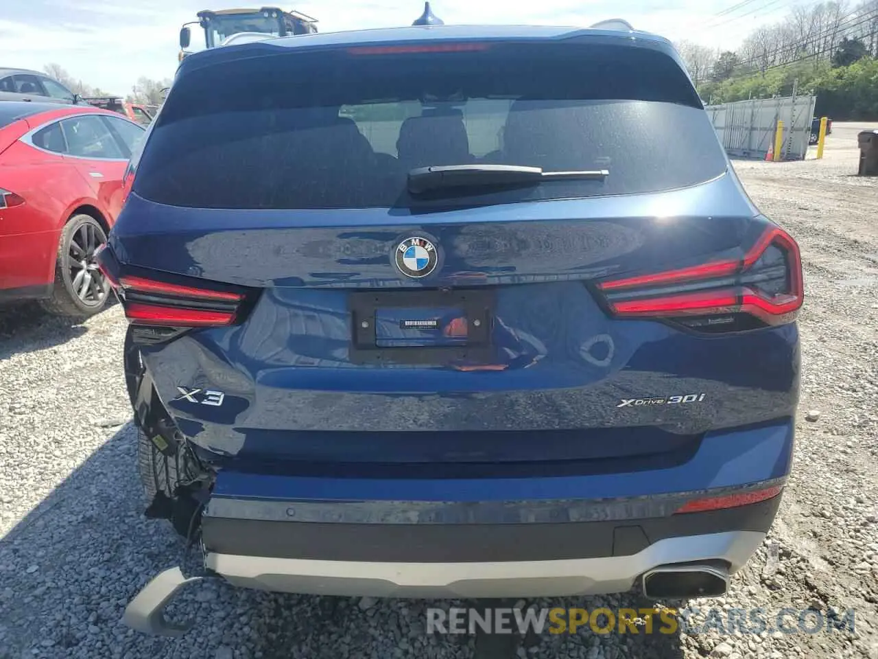 6 fotografías del automóvil dañado 5UX53DP07P9N81124 BMW X3 2023