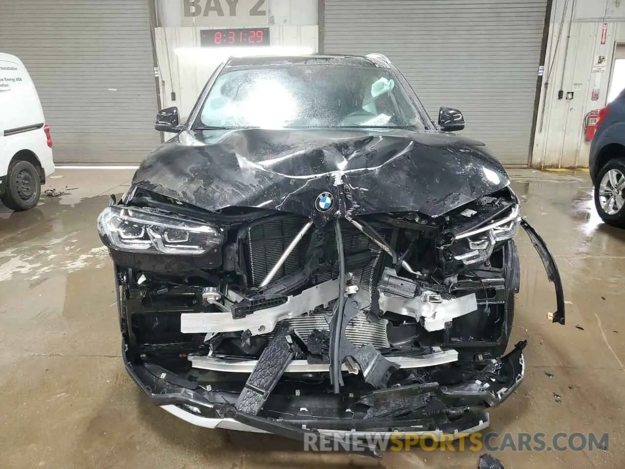 5 fotografías del automóvil dañado 5UX53DP07P9S81101 BMW X3 2023