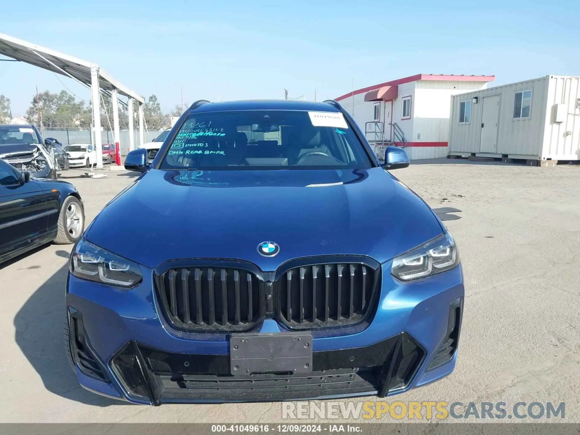 13 fotografías del automóvil dañado 5UX53DP09P9T36941 BMW X3 2023