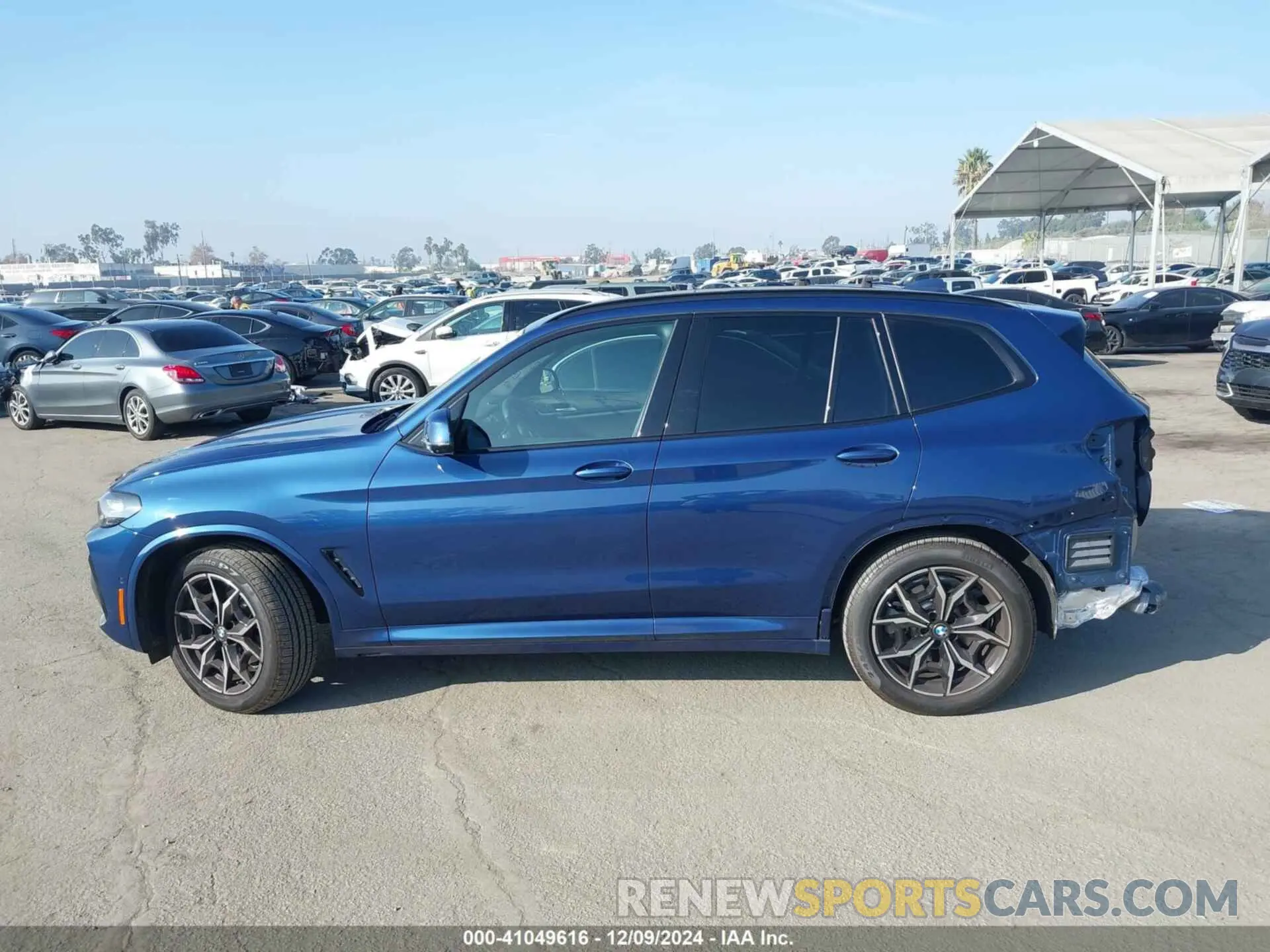 15 fotografías del automóvil dañado 5UX53DP09P9T36941 BMW X3 2023